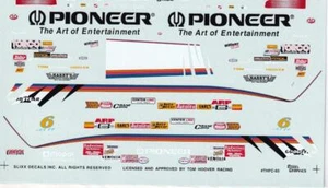 Adesivo Slixx #THFC-93 PIONEER DAYTONA auto divertente - Foto 1 di 2