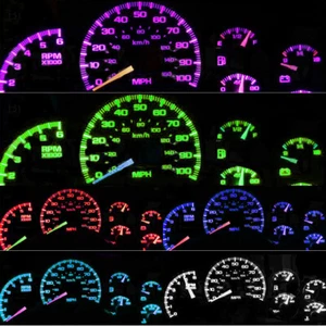 Dash Instrument Cluster Gauge LED Light Bulb Kit w/ Socket For 99-02 Chevy Tahoe - Picture 1 of 15