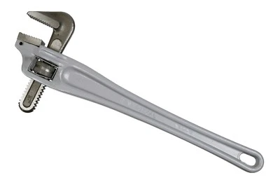 18" Large Offset Aluminum Pipe Wrench 18 inch Long Handle Plumbers Tool - Image 1 of 2