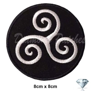 spiral embroidery patch iron sew on movie comic fashion badge cartoon - Picture 1 of 2