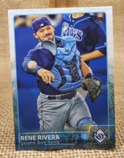 2015 Topps Update Series Rene Rivera Baseball Card US278 Rays A3