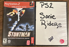 Stuntman & Sonic Riders Sony Playstation 2 PS2 Game Complete