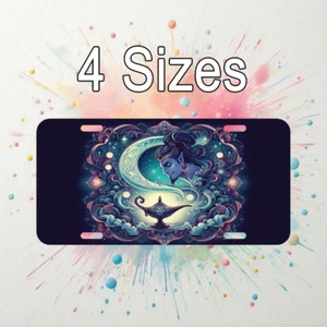 Magic Genie Nummernschild Auto Vanity Tag Metall Aluminium für Auto Neuheit - Bild 1 von 3