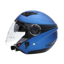 ZEUS ZS-610 MATTE BLUE JET HELMET 