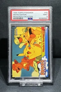 1999 Topps Pokémon Movie Edition Pikachus Vacation Psa 9 Mint - Picture 1 of 3
