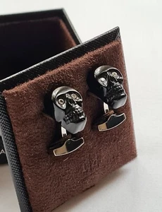 Tateossian Manschettenknöpfe Totenkopf Manschettenknöpfe - Bild 1 von 4
