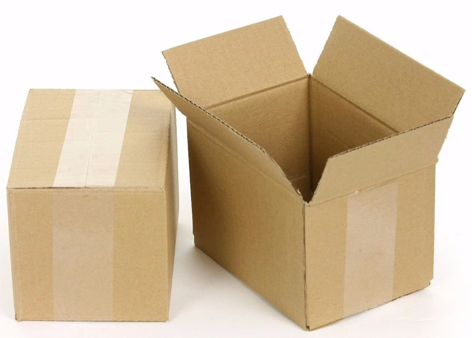 WEPACK KARTON FALTKARTON VERSANDSCHACHTEL BOX 250x200x200 mm Braun Aussenmass NEU TOP