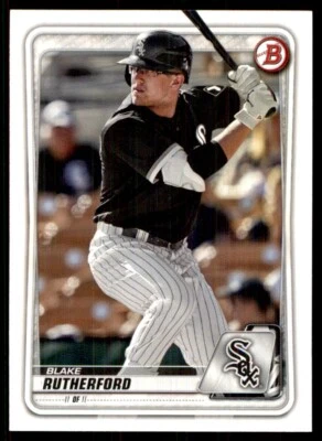2020 Bowman Prospects Blake Rutherford Chicago White Sox #BP-13 - Image 1 of 2