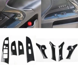 Carbon Fiber Look Window Lift Lock Switch Panel Trim For 2006-2010 LEXUS IS250 - Picture 1 of 14