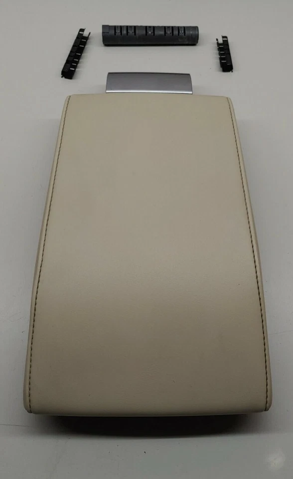 2007-2016 OEM Volvo S80 Front Center Console Armrest Lid Beige - Image 1 of 4