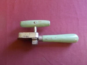 APRISCATOLE VINTAGE MANICO LEGNO VERDE EDLUND JR # 5 ~ SOLO DISPLAY RESTAURO RICAMBI ~ - Foto 1 di 16