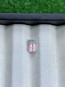 1.40Cts Natural bicolor Tourmaline cut stone from Afghaistan - Picture 1 of 5