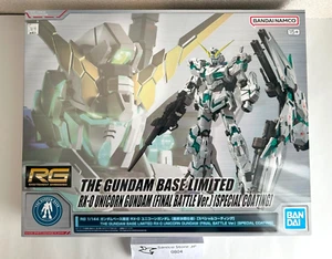 BANDAI Gundam Base Limited RX-0 Unicorn Final Battle Ver. SPECIAL COATING Japan - Picture 1 of 13