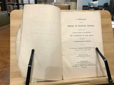 1837 A Treatise on the Theory of Statical Couples Reverend Charles Pritchard - Image 1 of 4
