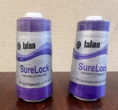 Coats  Surelock Overlock Thread 3,000yd-Purple 6110-945 - Image 1 of 4