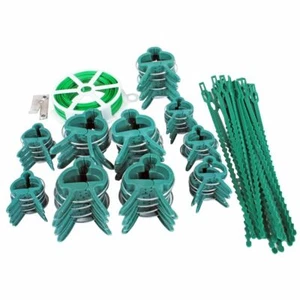 Pflanzenclip Set 61-teilig Pflanzstäbe Pflanzenhalter Rankhilfe Pflanzenbinder - Bild 1 von 2