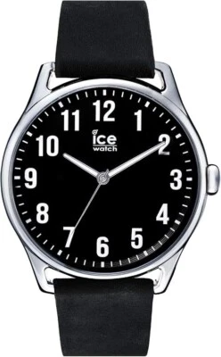 Ice-Watch Ice time - Black - Large (41 mm) - Uhr Leder - 013043 - NEU/ungetragen - Bild 1 von 4