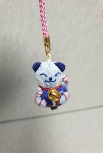 Dije de teléfono celular mascota mascota gato afortune japonés Neko Maneki-Neko - Imagen 1 de 1