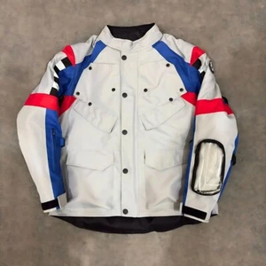 Chaqueta Pro 3 Motorrad Rallye Gris Azul Rojo Hombre Motocicleta/Moto RIDE - Imagen 1 de 4
