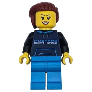 sc114 LEGO® Ford Mustang Dark Horse Driver, 1 Stück, neu - Bild 1 von 1