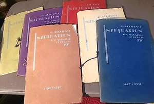 Lot of 6 G. Allison's Inspiration The Magazine of Beauty VTG 1930's Fashion RARE - Imagen 1 de 20