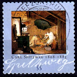 2648 sellado perfecto sello completo Alemania año 2008 Carl Spitzweg /111 - Imagen 1 de 1
