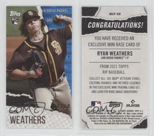 2021 Topps Rip Mini Blue /10 Ryan Weathers #MRIP-RW Rookie RC