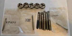 Mac Tools Mixed Metric & SAE Taps & Dies Lot Of 14 - Picture 1 of 19