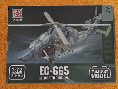 Brand New EC-665 HELICOPTER GUNSHIP Military Aircraft Model Building Blocks Set! - Image 1 of 4