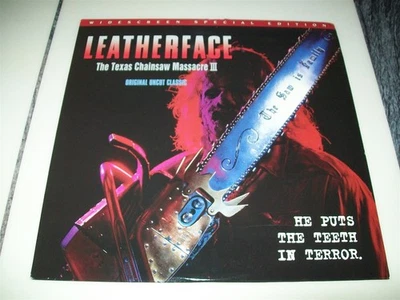 LEATHERFACE: THE TEXAS CHAINSAW MASSACRE III Laserdisc WIDESCREEN SPECIAL EDITON — 第 1/2 张图片
