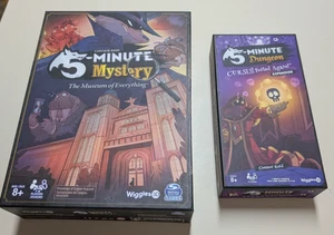 5 Minute Mystery Game The Museum Of Everything Spin Master plus Expansion Pack - Picture 1 of 6