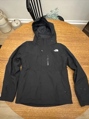 Женская парка с капюшоном The North Face Hyvent 2-в-1 M черная со стеганой подкладкой-пуховиком - Изображение 1 из 4