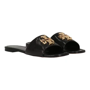Tory Burch Womens Black/Gold Sandal MSRP $298 - Picture 1 of 3