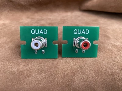 Paar Quad II Stecker auf Phonostecker Cinch - Bild 1 von 4