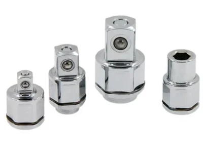 Britool Hallmark Spanner Adaptor Set 1/4'' 3/8'' 1/2'' Sq Dr & Bit Adaptor Set - Image 1 of 4