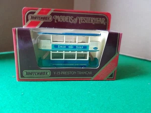 MATCHBOX MODELS OF YESTERDAY Y- 15 1920 PRESTON TRAM CAR SCALE 1:87 - Picture 1 of 3