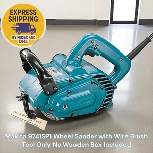 Makita 9741SP1 Wheel Sander with Wire Brush Tool Only No Wooden Box Included - Picture 1 of 2