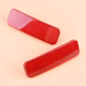 1Paar Hinten Stoßstange Rückstrahler Light für Ford Transit Connect Tourneo Rot - Picture 1 of 3