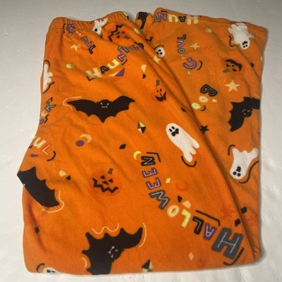 Niños XL 14 Hyde And Eek Fantasma Calabaza Halloween Polar Pijama Salón Pantalones Dormir Foto 1 de 3