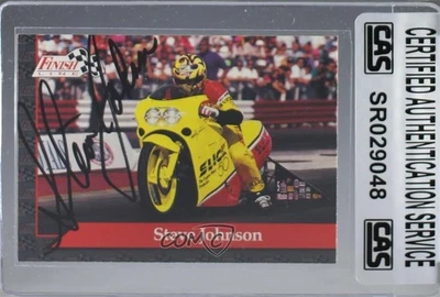 CAS Certified 1993 Finish Line NHRA Steve Johnson #109 Sealed Auto - Image 1 of 2