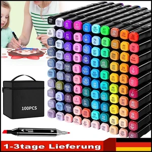 100Farbe Graffiti Stift Fettige Mark Far Marker Set für Sketch Marker Stifte - Bild 1 von 13