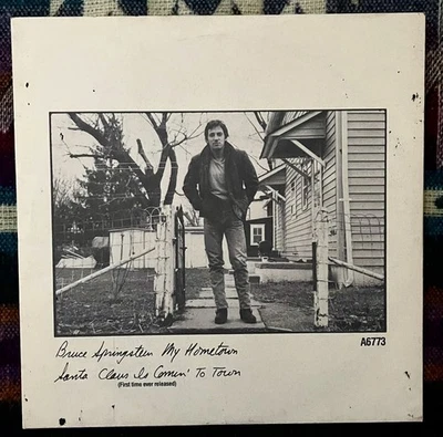 Bruce Springsteen “My Home Town ‘85/Santa Coming to Town ‘75” Vinyl Single A1/B1 - Image 1 of 4
