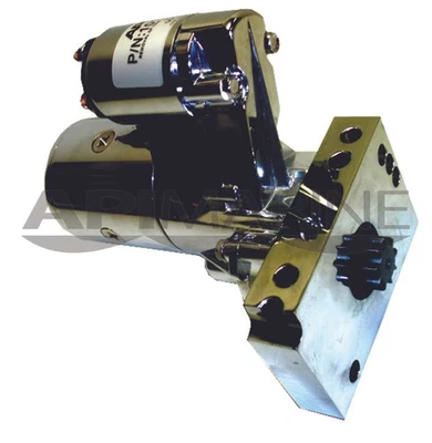 API Marine 10197CHR Hitachi Racing Starter GM Block 12V Chrome Rep: 1993726 - Image 1 of 4