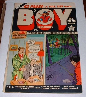 Boy Comics # 58..FINE...6.0 grade--A....1950 comic book--Charles Brio cover - Image 1 of 4