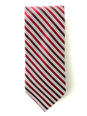 Croft & Barrow Tie Men's Necktie Red and White - Image 1 of 2