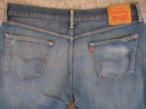 Levis 541 Jeans Mens 36x33* Blue Denim Straight Leg Medium Wash Western Retro - Picture 1 of 15