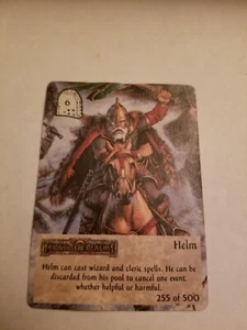 VINTAGE Spellfire Master The Magic Helm 4th Edition 255/400 RARE /w Free Sleeve - Picture 1 of 2