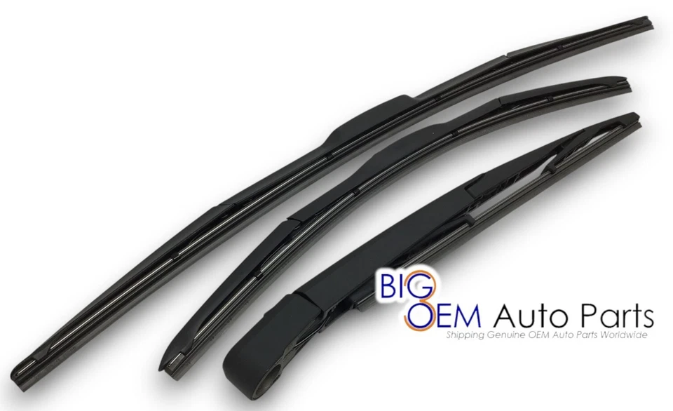 Juego de escobillas limpiaparabrisas trasero y conductor pasajero Chevrolet Blazer 2024-2025 nuevo OEM Foto 1 de 4