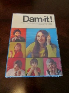 Vintage 1973 DAM-IT! Pad & Pencil GAME Strategy SEALED Great for Travel POLLOI - Picture 1 of 1