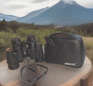JASON EMPIRE MODEL 1116F MERCURY 7X35 BINOCULARS W/SOFT CASE & LENS CAPS - Picture 1 of 9